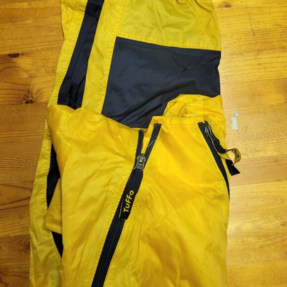 Tuffo Muddy Buddy Overalls, Yellow Rain Suit 3T Toddler - Picture 2 of 7